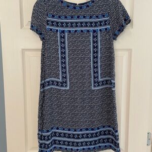 Vineyard Vines Navy and Blue Mini Dress